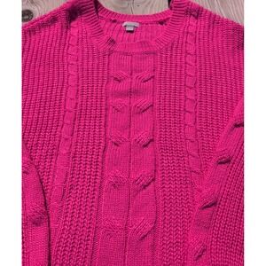 Falls Creek Hot Pink Pullover Long‎ Balloon Sleeve Sweater plus Size 3X